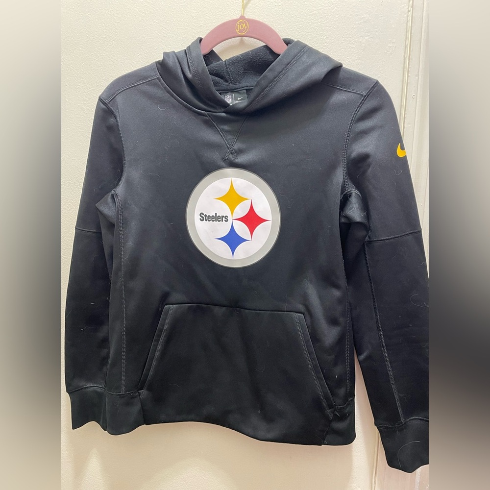 Steelers Nike dry fit hoodie sweatshirt